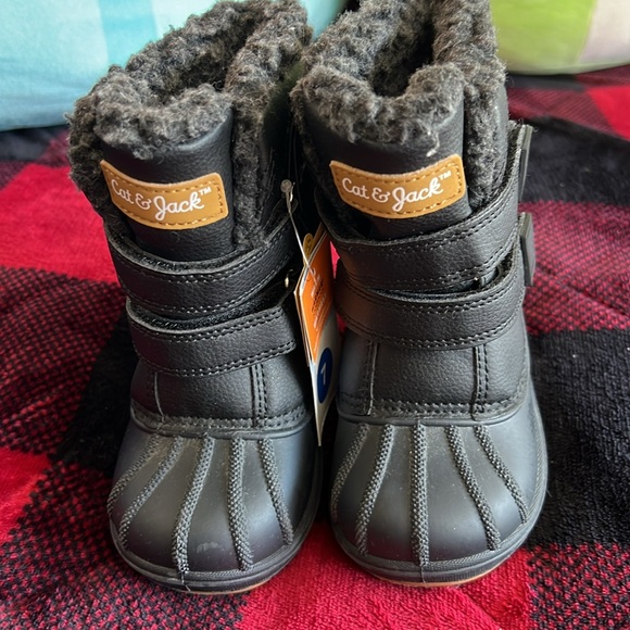 NWT🤩 Cat 🐱 & jack black Denver winter snow rain boots! Waterproof warm - Picture 3 of 6